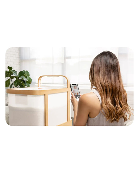Cradlewise Convertible Smart Bassinet & Crib-ASTM F2194 Certified-Built In AI Monitor That Senses Early Wake Up Signs-1 Year Warranty-Includes VOC & PU Foam Free Mattress, Waterproof Mattress Cover, Fitted Sheet & Crib Mesh-For 0 to 2Y (Upto 15 Kg)