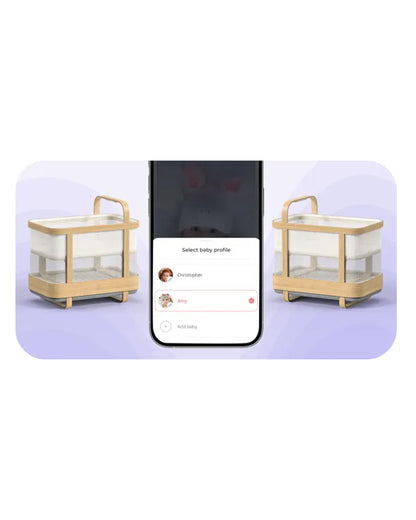 Cradlewise Convertible Smart Bassinet & Crib-ASTM F2194 Certified-Built In AI Monitor That Senses Early Wake Up Signs-1 Year Warranty-Includes VOC & PU Foam Free Mattress, Waterproof Mattress Cover, Fitted Sheet & Crib Mesh-For 0 to 2Y (Upto 15 Kg)