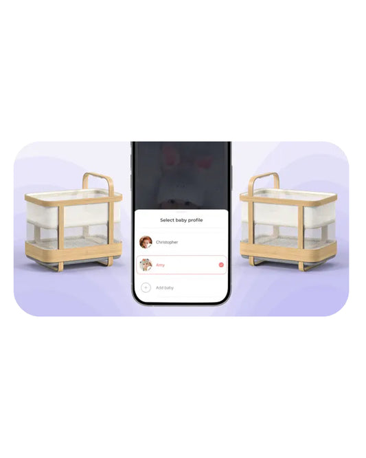 Cradlewise Convertible Smart Bassinet & Crib-ASTM F2194 Certified-Built In AI Monitor That Senses Early Wake Up Signs-1 Year Warranty-Includes VOC & PU Foam Free Mattress, Waterproof Mattress Cover, Fitted Sheet & Crib Mesh-For 0 to 2Y (Upto 15 Kg)