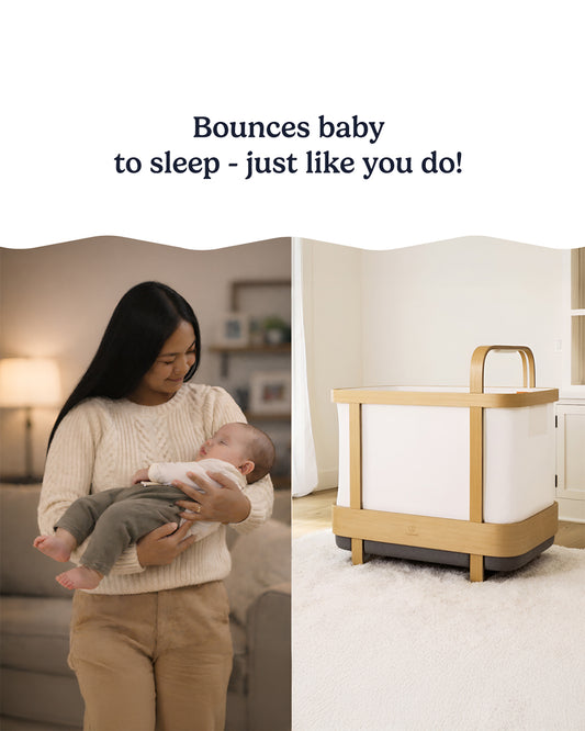 Cradlewise Convertible Smart Bassinet & Crib-ASTM F2194 Certified-Built In AI Monitor That Senses Early Wake Up Signs-1 Year Warranty-Includes VOC & PU Foam Free Mattress, Waterproof Mattress Cover, Fitted Sheet & Crib Mesh-For 0 to 2Y (Upto 15 Kg)