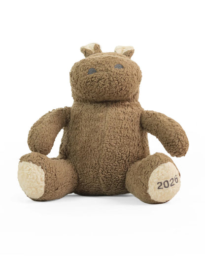 Pluchi Smoothie The Hippo Cotton Knitted Soft Toy-Super Soft & Washable-For Infants