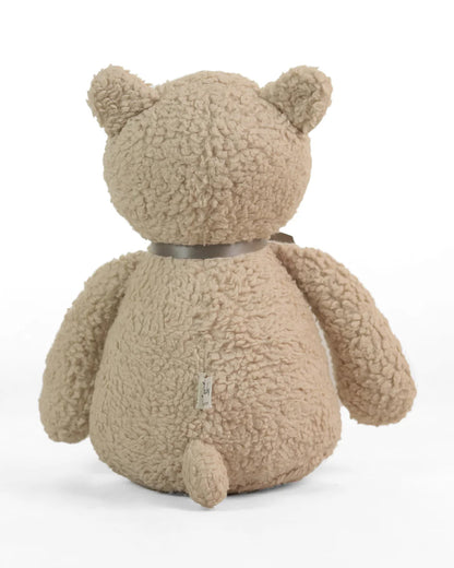 Pluchi Marshmallow The bear Cotton Knitted Soft Toy-Super Soft & Washable-For Infants