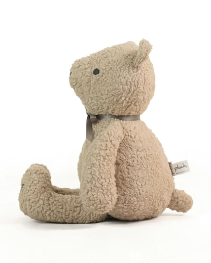 Pluchi Marshmallow The bear Cotton Knitted Soft Toy-Super Soft & Washable-For Infants