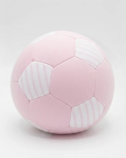 Pluchi Large Cuddle Kick Football Cotton Knitted Soft Toy-Develop Motor Skills-Easy to Wash-Pink-For Infants