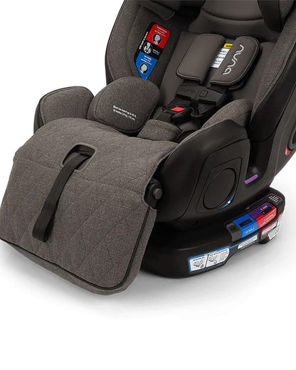 Nuna Exec Next All In One Baby Car Seat-Convertible (Front & Rear Facing)-2026 Edition-FAA Certified-With New Moisture Wicking Fabric-12 Positions Adjustable Headrest-4 Positions Recline In Both Mode-For 0 to 12Y (Upto 50 kg)-Pewter