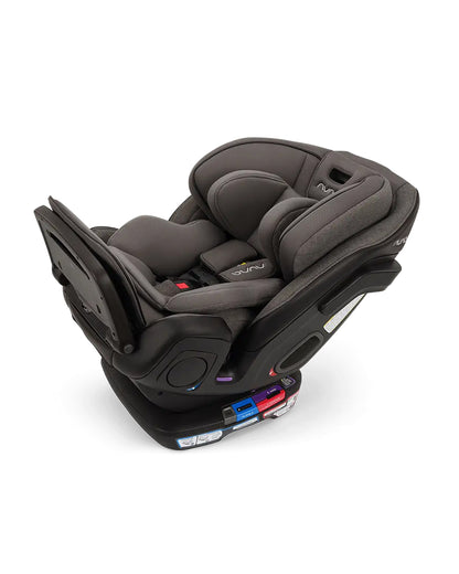 Nuna Exec Next All In One Baby Car Seat-Convertible (Front & Rear Facing)-2026 Edition-FAA Certified-With New Moisture Wicking Fabric-12 Positions Adjustable Headrest-4 Positions Recline In Both Mode-For 0 to 12Y (Upto 50 kg)-Pewter