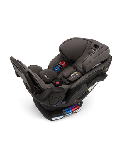 Nuna Exec Next All In One Baby Car Seat-Convertible (Front & Rear Facing)-2026 Edition-FAA Certified-With New Moisture Wicking Fabric-12 Positions Adjustable Headrest-4 Positions Recline In Both Mode-For 0 to 12Y (Upto 50 kg)-Pewter