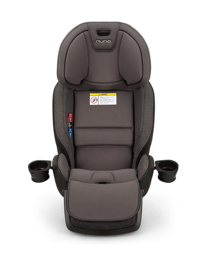 Nuna Exec Next All In One Baby Car Seat-Convertible (Front & Rear Facing)-2026 Edition-FAA Certified-With New Moisture Wicking Fabric-12 Positions Adjustable Headrest-4 Positions Recline In Both Mode-For 0 to 12Y (Upto 50 kg)-Pewter
