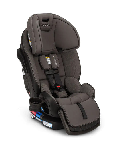 Nuna Exec Next All In One Baby Car Seat-Convertible (Front & Rear Facing)-2026 Edition-FAA Certified-With New Moisture Wicking Fabric-12 Positions Adjustable Headrest-4 Positions Recline In Both Mode-For 0 to 12Y (Upto 50 kg)-Pewter