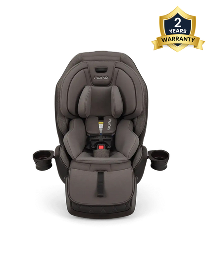 Nuna Exec Next All In One Baby Car Seat-Convertible (Front & Rear Facing)-2026 Edition-FAA Certified-With New Moisture Wicking Fabric-12 Positions Adjustable Headrest-4 Positions Recline In Both Mode-For 0 to 12Y (Upto 50 kg)-Pewter