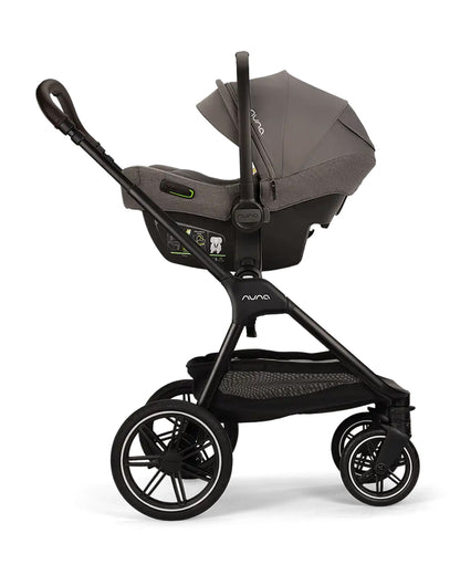 Nuna TRIV LX Baby Stroller-With Cup Holder-2025 Edition-All Terrain Big Rear Wheels-Reversible & Near Flat Reclining Seat-One Hand Fold-2 Years Warranty-For 0 to 4 Years (Upto 22 Kg)-Thunder