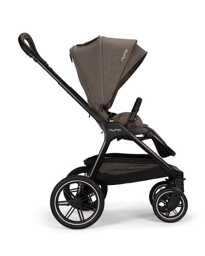 Nuna TRIV LX Baby Stroller-With Cup Holder-2025 Edition-All Terrain Big Rear Wheels-Reversible & Near Flat Reclining Seat-One Hand Fold-2 Years Warranty-For 0 to 4 Years (Upto 22 Kg)-Thunder