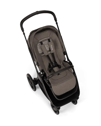 Nuna TRIV LX Baby Stroller-With Cup Holder-2025 Edition-All Terrain Big Rear Wheels-Reversible & Near Flat Reclining Seat-One Hand Fold-2 Years Warranty-For 0 to 4 Years (Upto 22 Kg)-Thunder