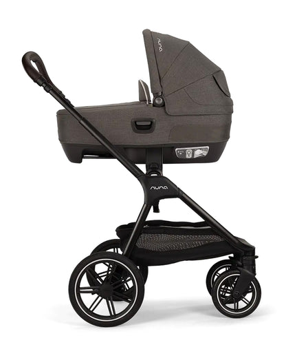 Nuna TRIV LX Baby Stroller-With Cup Holder-2025 Edition-All Terrain Big Rear Wheels-Reversible & Near Flat Reclining Seat-One Hand Fold-2 Years Warranty-For 0 to 4 Years (Upto 22 Kg)-Thunder