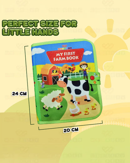 Wembley Farm Busy Book with Box-Soft Sensory Book with Engaging Accessories-Learning & Educational Toys-12M+