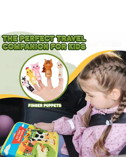 Wembley Farm Busy Book with Box-Soft Sensory Book with Engaging Accessories-Learning & Educational Toys-12M+