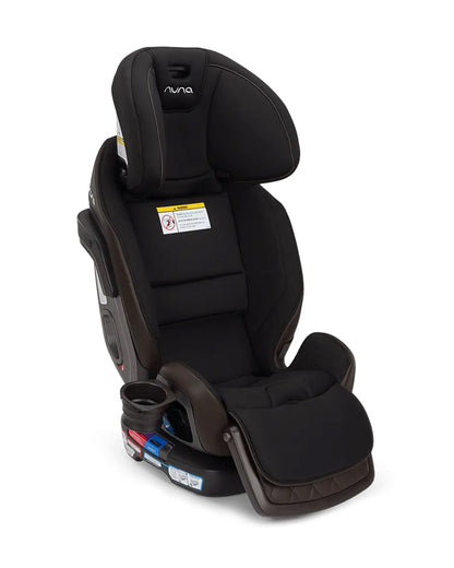 Nuna Exec Next All In One Baby Car Seat-Convertible (Front & Rear Facing)-2026 Edition-FAA Certified-With New Moisture Wicking Fabric-12 Positions Adjustable Headrest-4 Positions Recline In Both Mode-For 0 to 12Y (Upto 50 kg)-Caviar