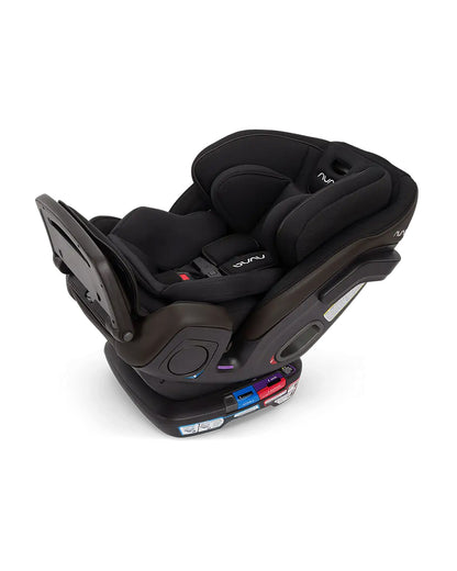 Nuna Exec Next All In One Baby Car Seat-Convertible (Front & Rear Facing)-2026 Edition-FAA Certified-With New Moisture Wicking Fabric-12 Positions Adjustable Headrest-4 Positions Recline In Both Mode-For 0 to 12Y (Upto 50 kg)-Caviar