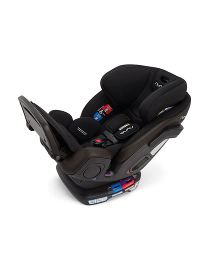 Nuna Exec Next All In One Baby Car Seat-Convertible (Front & Rear Facing)-2026 Edition-FAA Certified-With New Moisture Wicking Fabric-12 Positions Adjustable Headrest-4 Positions Recline In Both Mode-For 0 to 12Y (Upto 50 kg)-Caviar