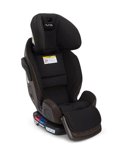 Nuna Exec Next All In One Baby Car Seat-Convertible (Front & Rear Facing)-2026 Edition-FAA Certified-With New Moisture Wicking Fabric-12 Positions Adjustable Headrest-4 Positions Recline In Both Mode-For 0 to 12Y (Upto 50 kg)-Caviar