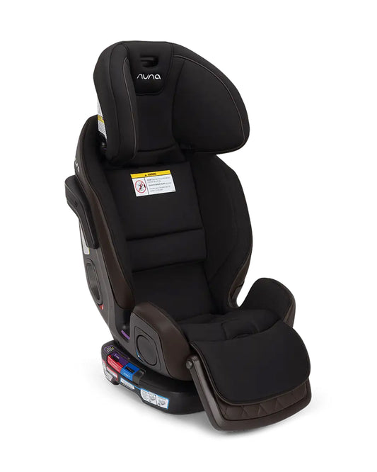 Nuna Exec Next All In One Baby Car Seat-Convertible (Front & Rear Facing)-2026 Edition-FAA Certified-With New Moisture Wicking Fabric-12 Positions Adjustable Headrest-4 Positions Recline In Both Mode-For 0 to 12Y (Upto 50 kg)-Caviar