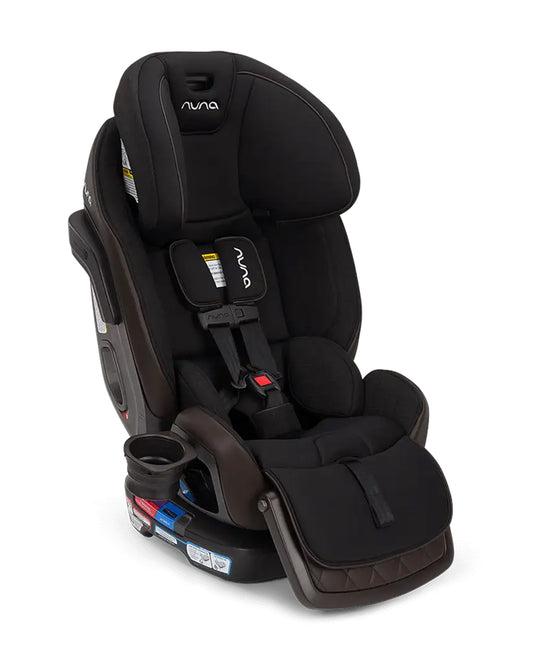 Nuna Exec Next All In One Baby Car Seat-Convertible (Front & Rear Facing)-2026 Edition-FAA Certified-With New Moisture Wicking Fabric-12 Positions Adjustable Headrest-4 Positions Recline In Both Mode-For 0 to 12Y (Upto 50 kg)-Caviar