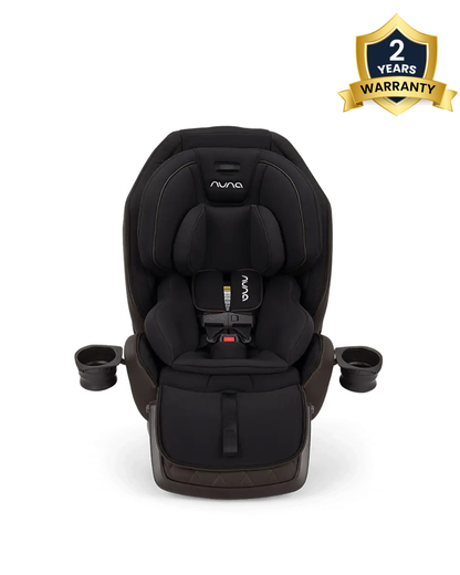 Nuna Exec Next All In One Baby Car Seat-Convertible (Front & Rear Facing)-2026 Edition-FAA Certified-With New Moisture Wicking Fabric-12 Positions Adjustable Headrest-4 Positions Recline In Both Mode-For 0 to 12Y (Upto 50 kg)-Caviar