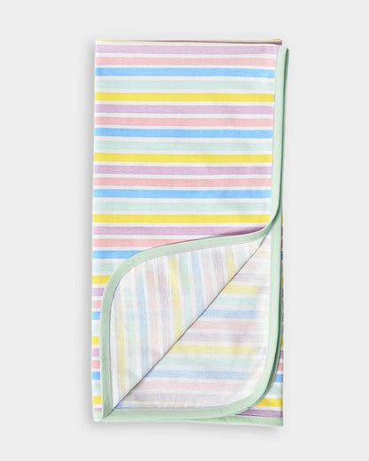 Mi Arcus Striped Mattress Protector-Lightweight & Soft-With Waterproof TPU Lamination-Multicolor-For Infants