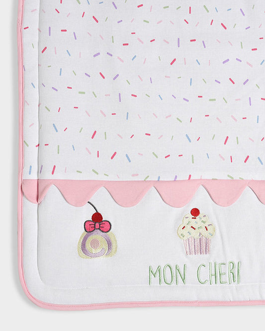 Mi Arcus Mon Cheri Baby Bedding Set-GOTS Certified Organic Cotton-Pack of 4-For Infants