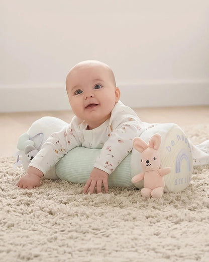 Mi Arcus Rib Roll Over Soft Toy-Tummy Time Toy with Mirror-For Infants