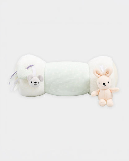 Mi Arcus Rib Roll Over Soft Toy-Tummy Time Toy with Mirror-For Infants