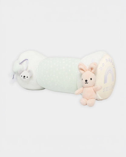 Mi Arcus Rib Roll Over Soft Toy-Tummy Time Toy with Mirror-For Infants
