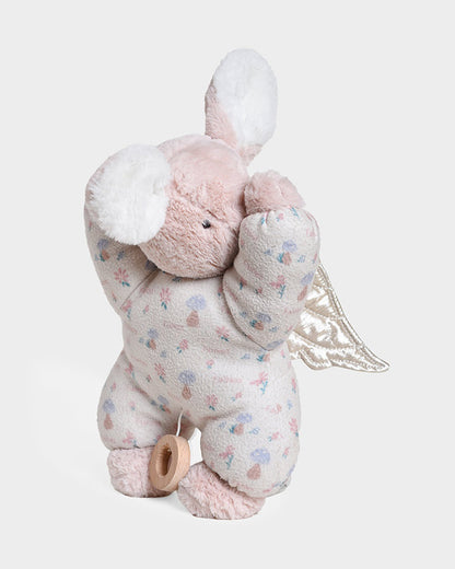 Mi Arcus Bunny Fleece Soft Toy with Musical Pull String-6M+