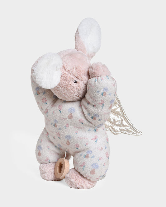 Mi Arcus Bunny Fleece Soft Toy with Musical Pull String-6M+
