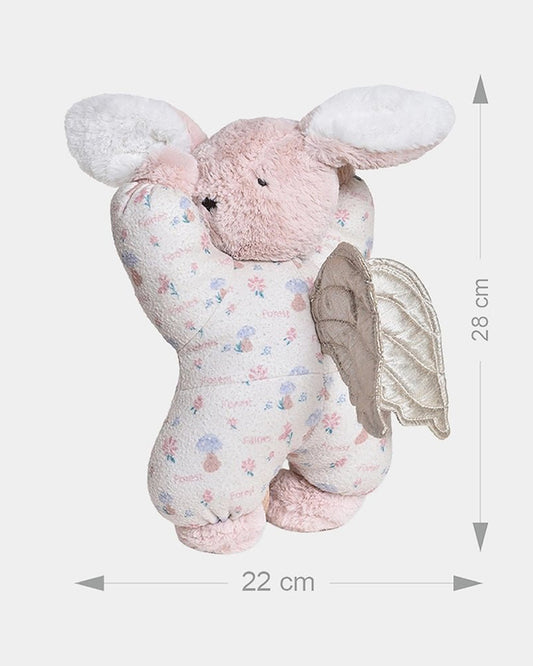 Mi Arcus Bunny Fleece Soft Toy with Musical Pull String-6M+
