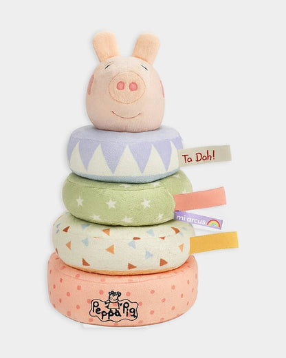 Mi Arcus Peppa Pig Stacker Toy-Stimulates Color Recognition-Learning & Educational Toys-12M+