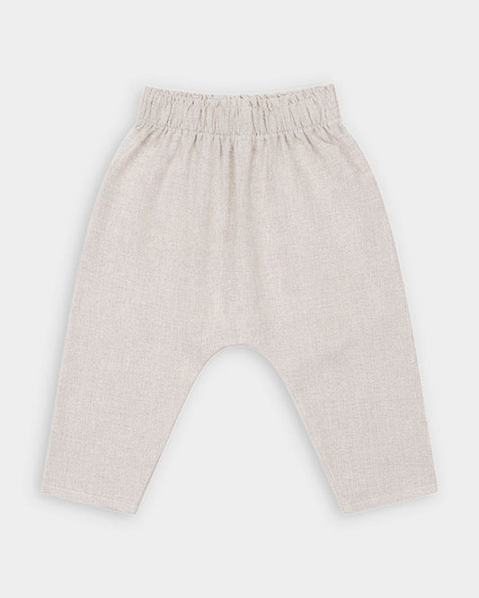 Mi Arcus White & Light Grey 3 Pc Suit-Striped-100% Cotton-For Infants