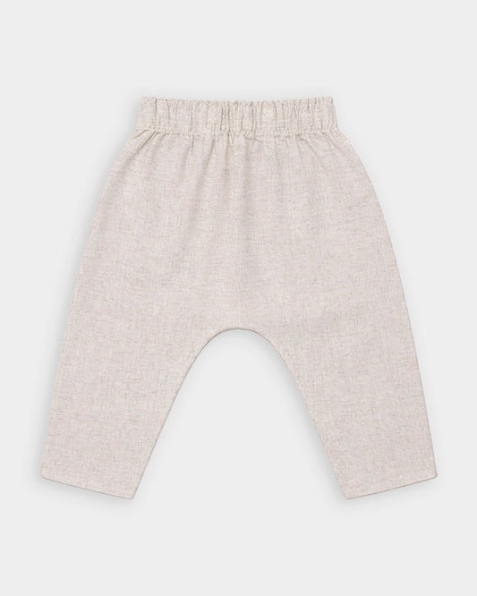 Mi Arcus White & Light Grey 3 Pc Suit-Striped-100% Cotton-For Infants
