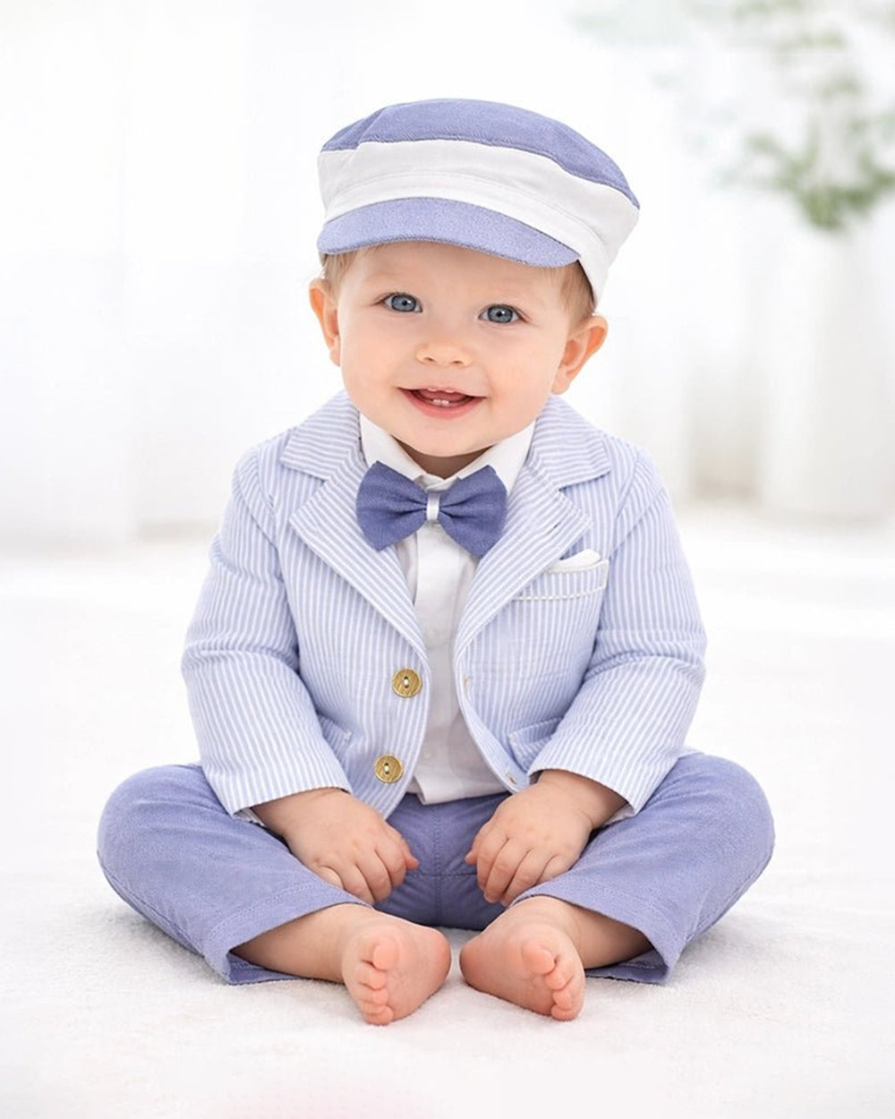 White & Light Blue