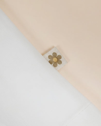 Twingle 100% Organic Cotton Jhabla-Kimono Opening for Easy Dressing-Happy Hippo-White-For Infants