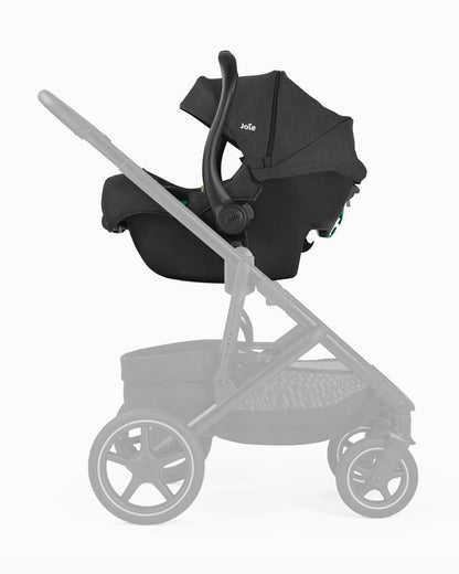 Joie i-Gemm 3 Baby Car Seat-Rear Facing-Airline Certified-3 Point Harness-UPF 50+ Sun & Water Repellent Canopy-For 0 to 1.5Y (Upto 13 Kg)-Raven