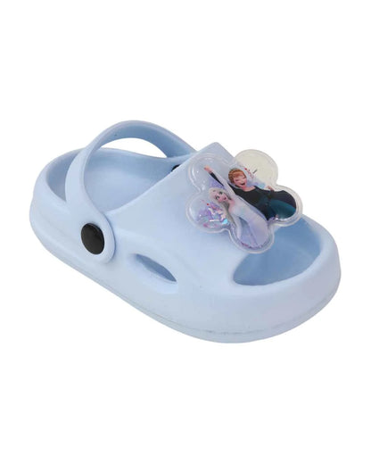 Yellow Bee Light Blue Disney Frozen Elsa & Anna Sandals-Floral Sequine-For Infants