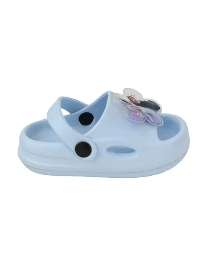 Yellow Bee Light Blue Disney Frozen Elsa & Anna Sandals-Floral Sequine-For Infants