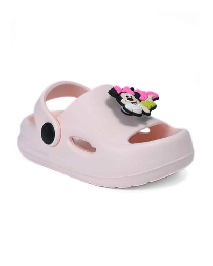 Yellow Bee Pastel Pink Disney Minnie Mouse Sandals-Rotating Charm-For Infants