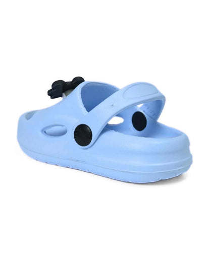 Yellow Bee Light Blue Disney Mickey Mouse Sandals-Rotating Charm-For Infants