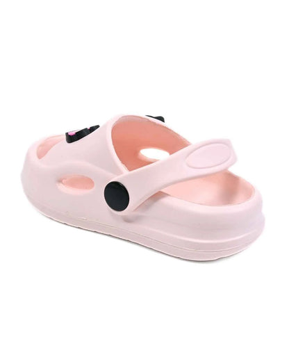 Yellow Bee Pink Disney Minnie Mouse Sandals-Gem & Heart Charms-For Infants