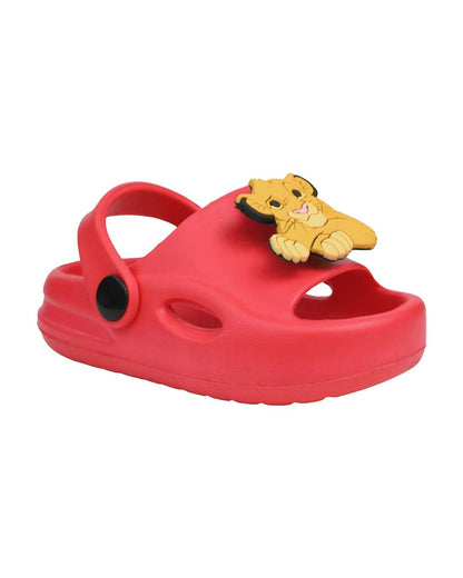 Yellow Bee Red Disney Lion King Sandals-Rotating Charms-For Infants
