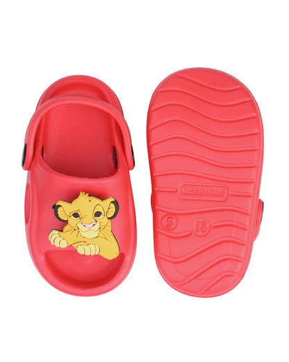 Yellow Bee Red Disney Lion King Sandals-Rotating Charms-For Infants