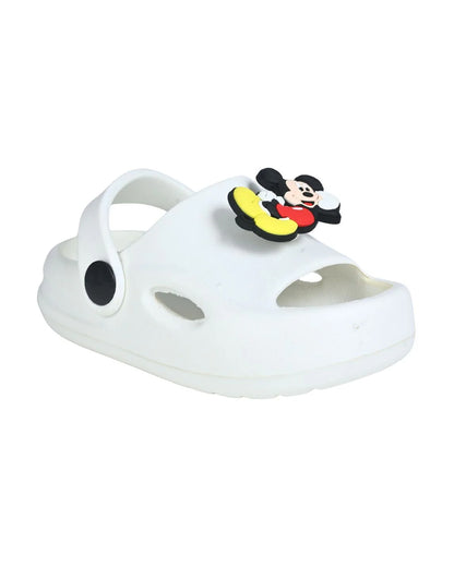 Yellow Bee White Disney Mickey Mouse Sandal-Rotating Charms-For Infants