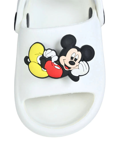 Yellow Bee White Disney Mickey Mouse Sandal-Rotating Charms-For Infants